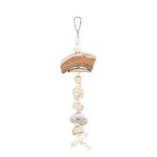 TRIXIE NATURAL BIRD TOY COCONUT/RATTAN/LAVA ROCK 35CM