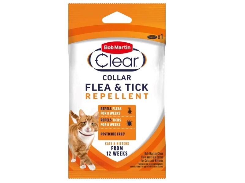 *ROI MARTIN CLEAR FLEA &amp; TICK COLLAR CAT