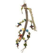 TRIXIE NATURAL TOY FOR PARROTS 56CM