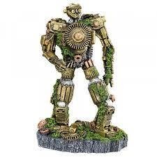 NOBBY AQUA ORNAMENTS &quot; JUNK ROBOT &quot; 15 X 12 X 24.5CM