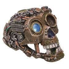 NOBBY AO &quot;Cyborg Skull II&quot; WITH LED 11.5 X 15.7 X 11CM