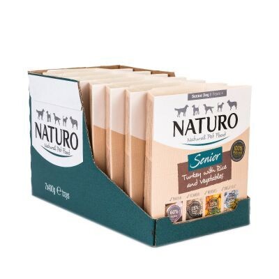 Naturo Senior Dog Turkey with Rice and Vegetables