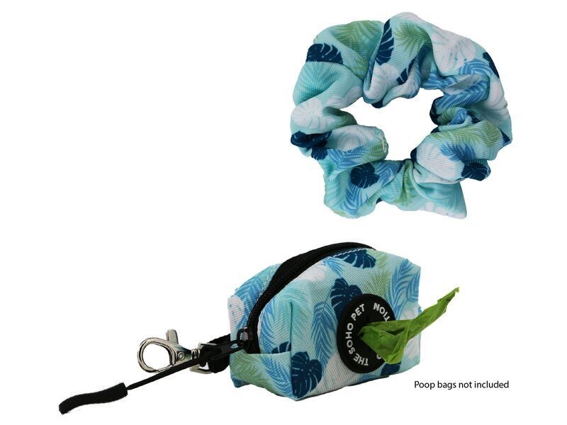 SOHO LEAF POOP BAG HOLDER &amp; SCRUNCHIE