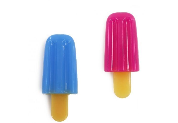 ANCOL SMALL BITE ICE TEETHERS 11CM PINK/BLUE