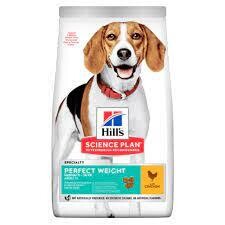 HILL&#39;S SCIENCE PLAN Perfect Weight Medium Adult Dog Food with Chicken 14KG