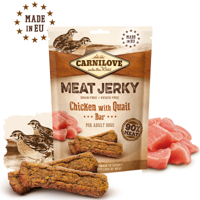 Carnilove Meat Jerky Chicken with Quail Bar