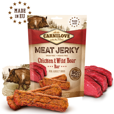 Carnilove Meat Jerky Chicken &amp; Wild Boar Bar