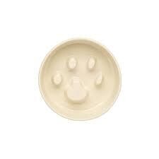 Scruffs Icon Slow Feeder Pet Bowl - Cream