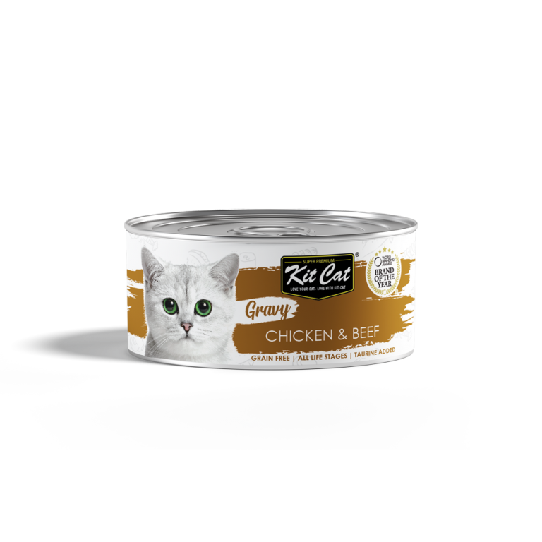 Kit Cat Gravy Canned Food (Chicken &amp; Beef)