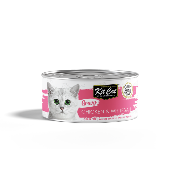Kit Cat Gravy Canned Food (Chicken &amp; Whitebait)