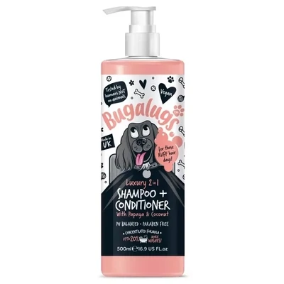 Bugalugs Luxury 2 in 1 Dog Shampoo &amp; Conditioner