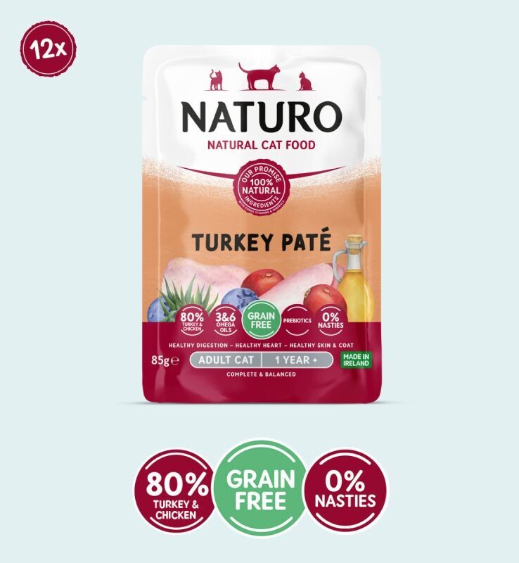 Naturo Cat Turkey Paté Pouch