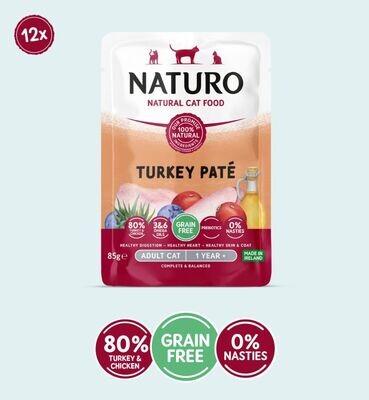 Naturo Cat Turkey Paté Pouch