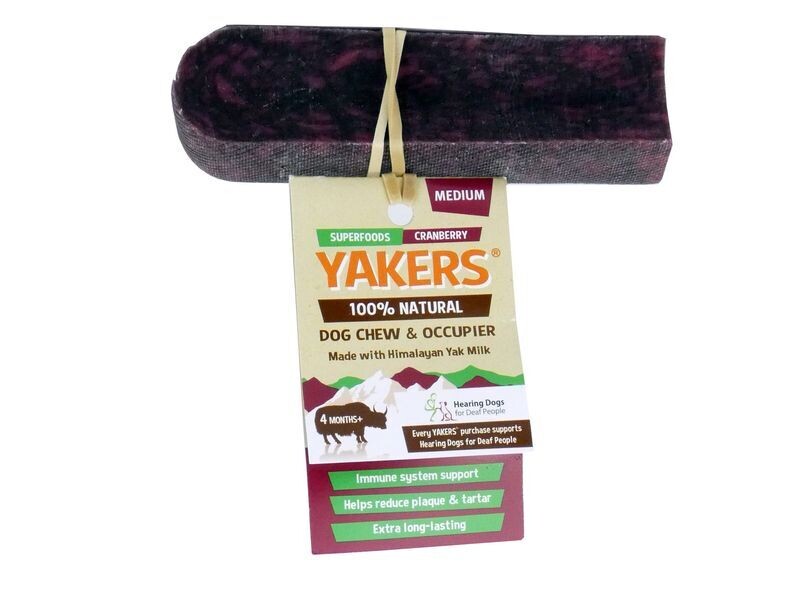 YAKERS CRANBERRY DOG CHEW MEDIUM