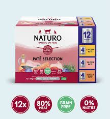 Naturo Cat Paté Pouch Selection 85g x 12