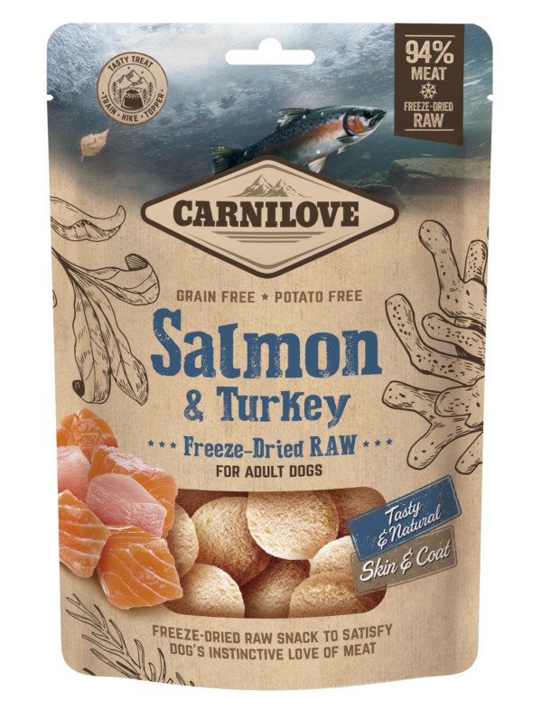 NEW Carnilove Salmon &amp; Turkey Freeze-Dried Raw