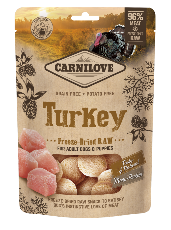 NEW Carnilove Turkey Freeze-Dried Raw