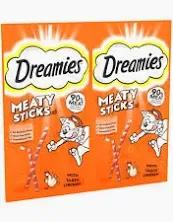 Dreamies Cat Treats - Chicken Meaty Sticks 6x5g