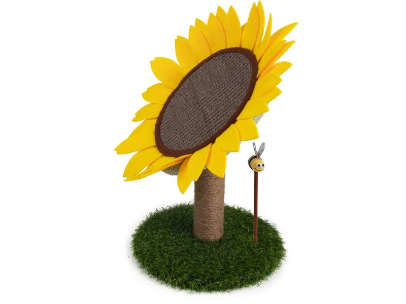 CAT SUNFLOWER SCRATCHER 30X30X45CM