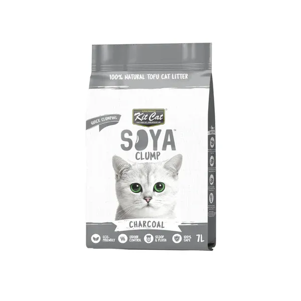 KIT CAT SOYA CAT LITTER CHARCOAL 7L