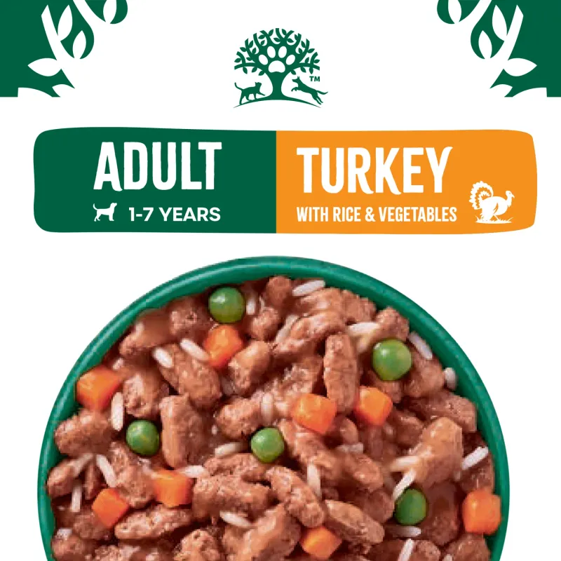JAMES WELLBELOVED ADULT TURKEY IN GRAVY WET DOG FOOD POUCH