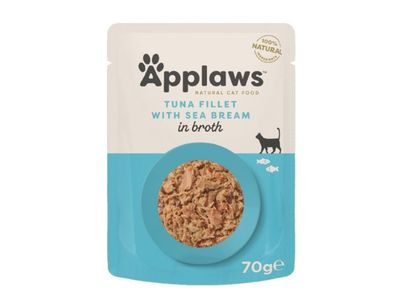 APPLAWS POUCH TUNA &amp; SEABREAM 70G