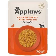 APPLAWS POUCH CHICK&amp;PUMPKIN 70G CAT