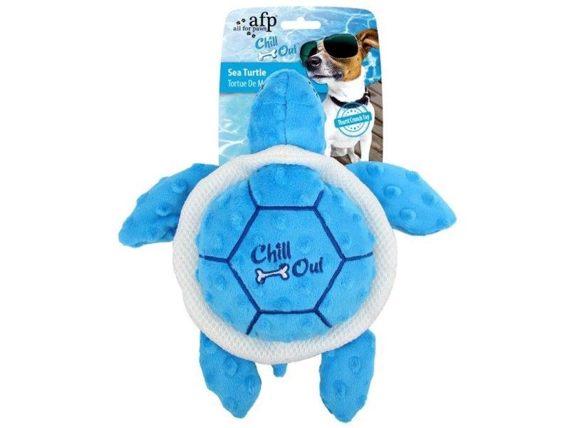 CHILL OUT COOLING TOY - SEA TURTLE 10&quot;