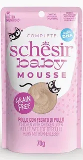 SCHESIR Chicken With Chicken Liver in mousse 70g in pouch