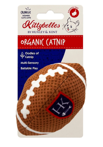 KITTYBELLES HK Football Cat Toy with catnip