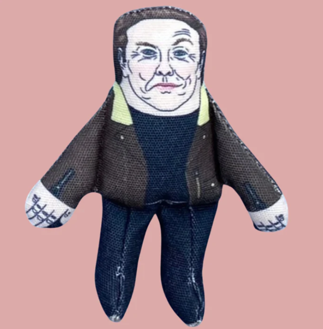 PET HATES TOYS Elon Musk Cat Toy with catnip