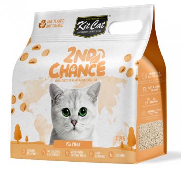 Kit Cat 2nd Chance Plant-Based Cat Litter Pea Fiber 2.5KG