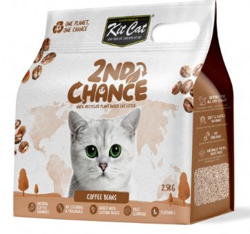 Kit Cat 2nd Chance Plant-Based Cat Litter Coffee Beans 2.5KG