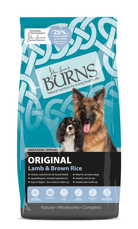 BURNS Original Lamb &amp; Brown Rice 12KG