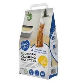 duvoplus ECO corn clumping cat litter
