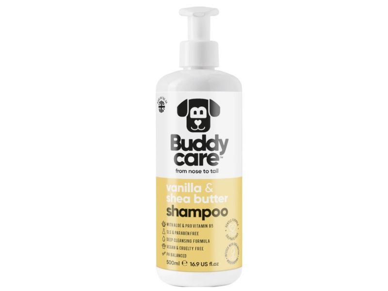 BUDDYCARE 500ML VANILLA &amp; SHEA SHAMPOO