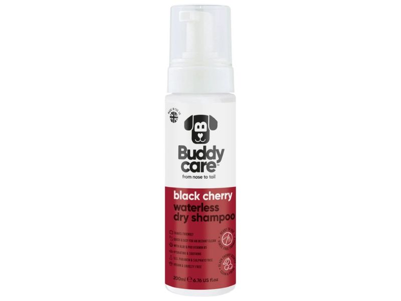 BUDDYCARE 200ML CHERRY WATERLESS S/POO