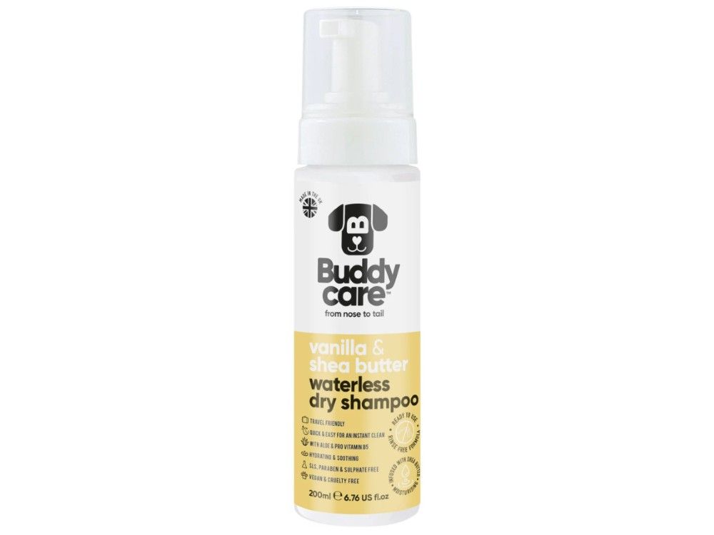 BUDDYCARE 200ML VANILLA WATERLESS S/POO