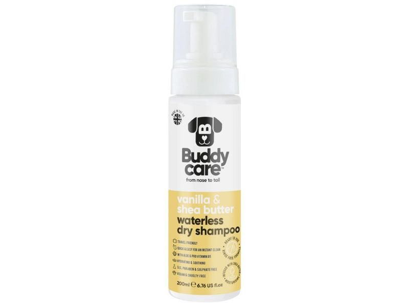 BUDDYCARE 200ML VANILLA WATERLESS S/POO