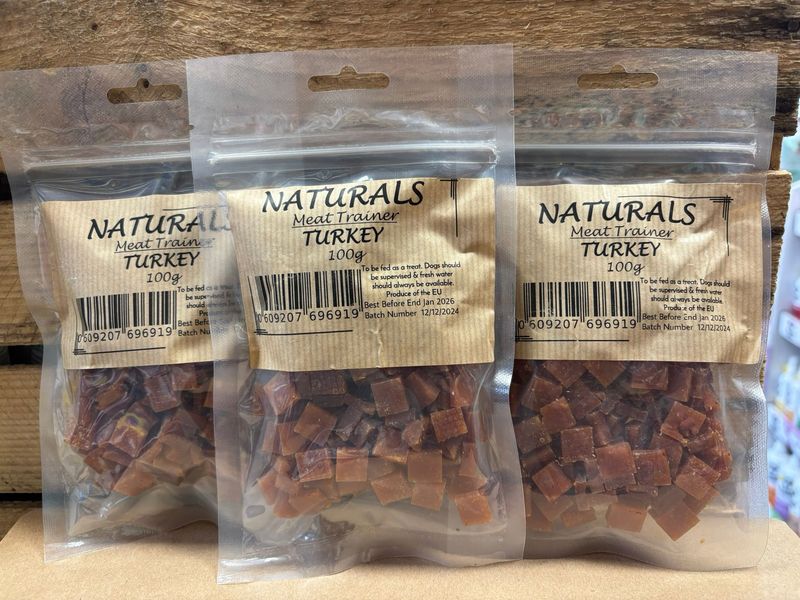 NATURALS MEAT TRAINER TREATS TURKEY