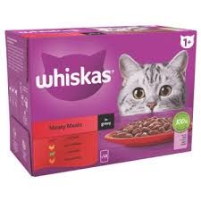 WHISKAS MEATY MEALS 1+ CAT POUCHES