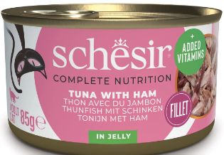 SCHESIR Tuna with ham in jelly CAT FOOD