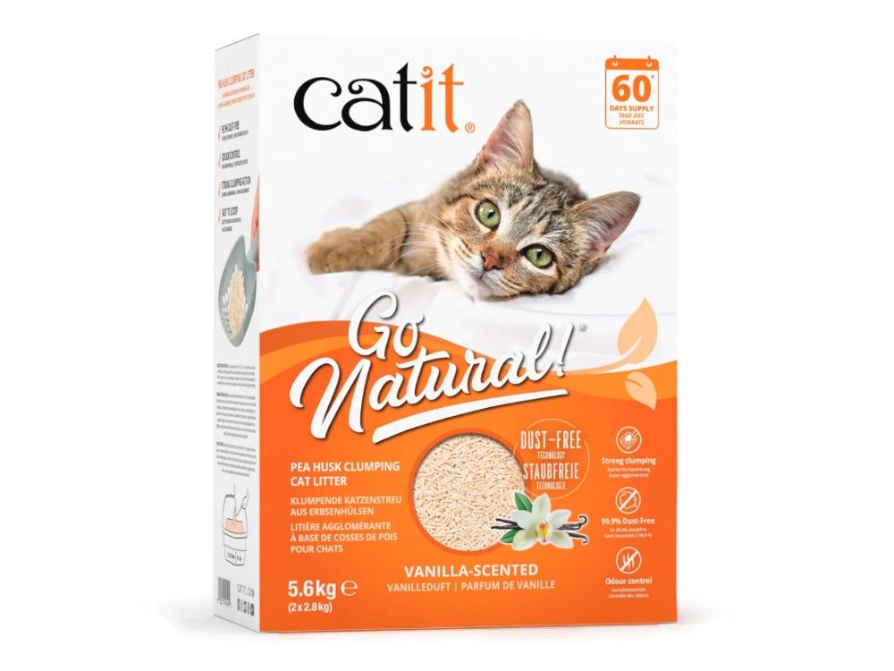 CATIT PEA HUSK LITTER VANILLA 5.6KG