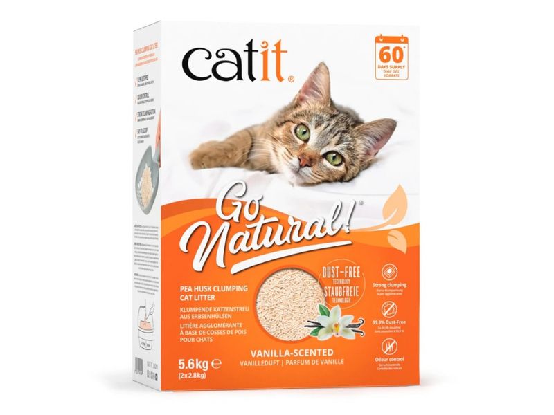 CATIT PEA HUSK LITTER VANILLA 5.6KG