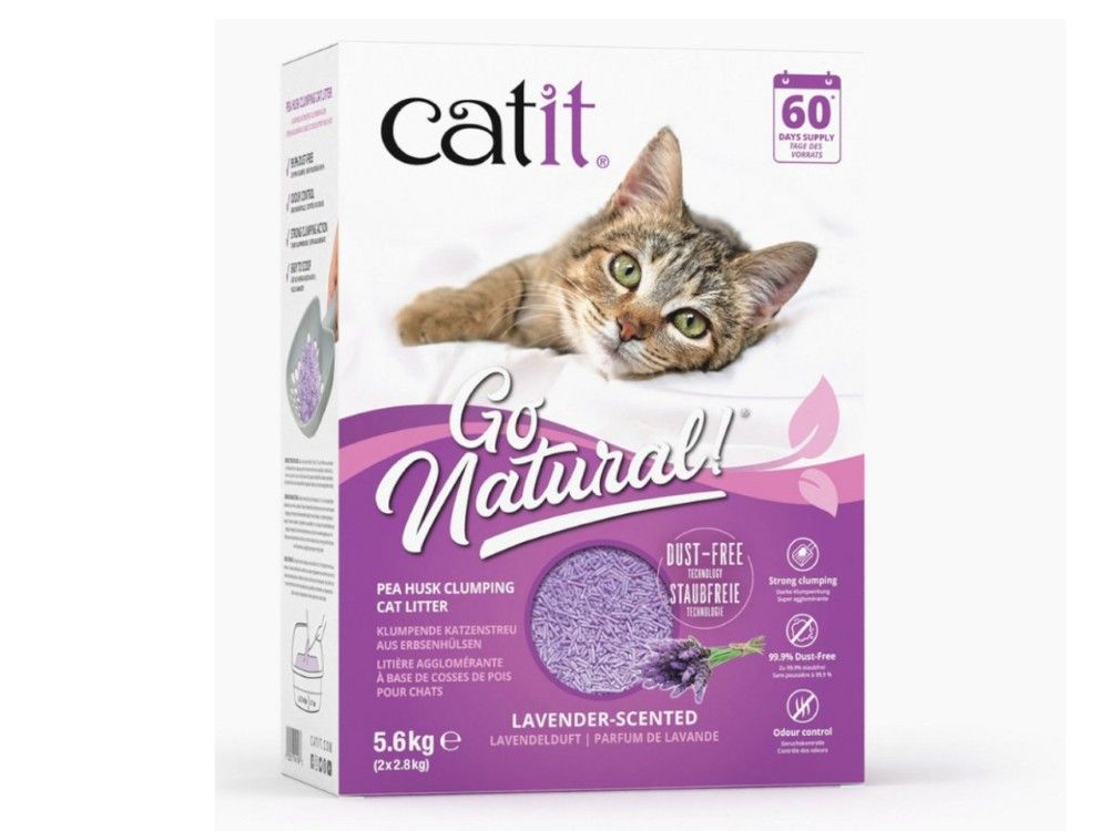 CATIT PEA HUSK LITTER LAVENDER 5.6KG