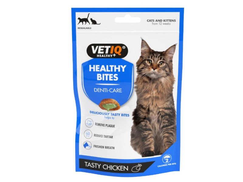 M&amp;C CAT HEALTHY BITES BREATH&amp; DENTAL 65G