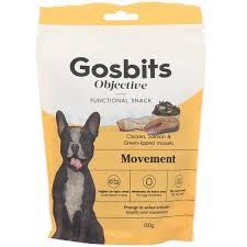 Gosbits Objective - Movement - Chicken, Salmon &amp; Green-Lipped Mussels - Dog Treats