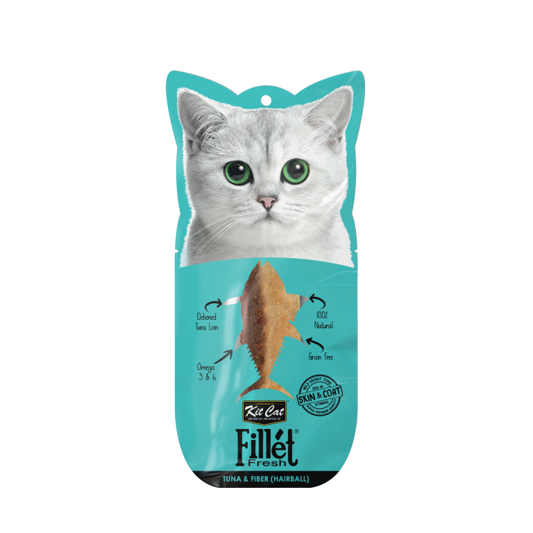 Kit Cat Fillet Fresh Tuna and Fiber (Hairball)