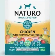 Naturo Adult Dog Chicken &amp; Rice with Vegetables - Dog Food | 400g