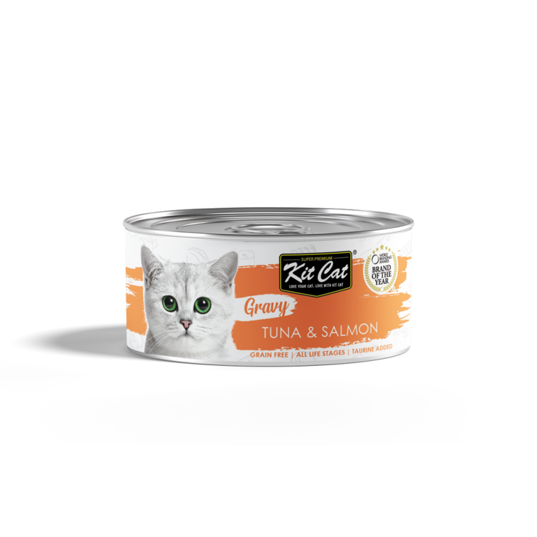 Kit Cat Gravy Canned Food (Tuna &amp; Salmon)